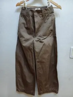 訳あり　ユニクロ　U バレルレッグ　パンツ