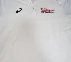 ASICS WASEDA lacrosse team ポロシャツ
