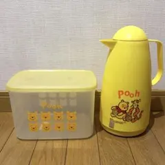 くまのプーさん　ラストロウェア保存容器&卓上ポット　希少