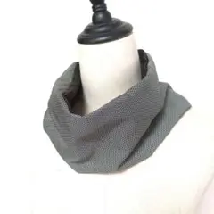着物リメイク　大島紬、紬（絹）ハンドメイド　スヌード