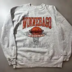 90s Hanes製 Winnebago Indians バスケスウェット