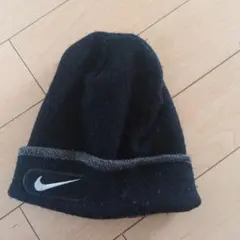 ナイキ ニットキャップ 黒灰