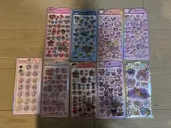 【正規品】うるちゅるPOPシール おはじきシール　ウォーターシール　9枚セット