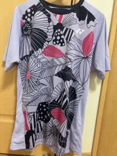 YONEX 花柄シャツ ゲームシャツ 紫