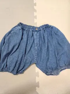 1026*テータテート　デニムバルーンパンツ　ネイビー