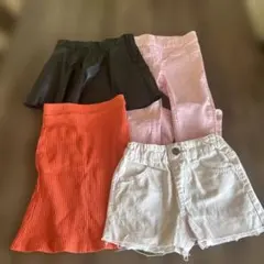 H&M他キッズ服 スカートとショートパンツセット