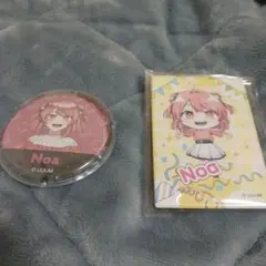 カラフルピーチ のあ 缶バッジ2個セット