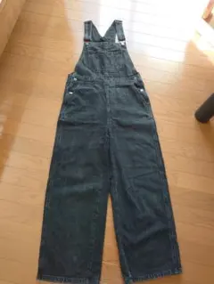 GU ダークデニム オーバーオール M