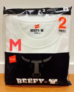 【Hanes】ヘインズ ビーフィー 白 Tシャツ 2枚 M ホワイト 綿100vのサムネイル