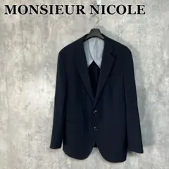 MONSIEUR NICOLE 紺ブレ テーラードジャケット 48のサムネイル