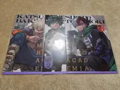 最強ガシャステーション ヒロアカ クリアファイル 爆豪勝己 緑谷出久 轟焦凍