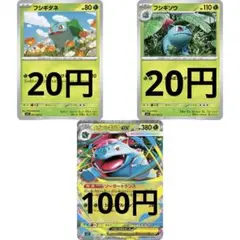 フシギダネ フシギソウ メガフシギバナex rr ソーラートランス