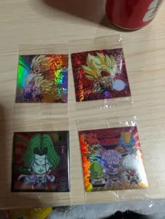ドラゴンボール 超戦士シールウエハース超 激突の戦士たち　4枚