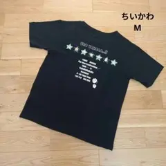 Right-on ちいかわ バックプリント Tシャツ ブラック ユニセックス Mのサムネイル