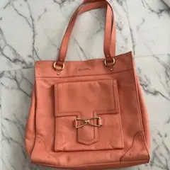 TOCCA レザー トートバッグ ピンクのサムネイル