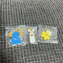 たべっ子どうぶつ メタルチャーム ぞう うさぎ ひよこ 3個セット