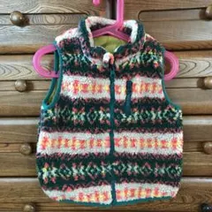 Lagom ボアフリースベスト110　リバーシブル