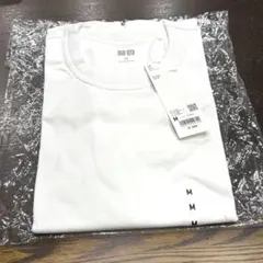 新品タグ付き UNIQLO U クルーネックT Mサイズ ホワイト ユニクロ