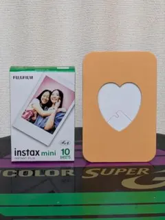 FUJIFILM instax mini インスタントフィルム 10枚＋写真立て
