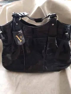 ❤お値下げしました❤激レア✨FURLA　クロコ型押しレザー革バッグ✨