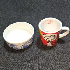 スヌーピー マグカップとボウル セット
