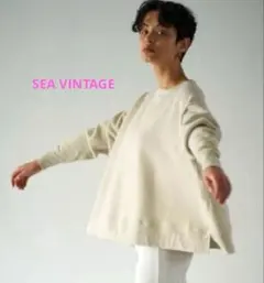 SEA VINTAGE 裏起毛スウェット　ベージュ