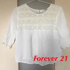 【❶コイン値下げ】女の子 マーガレット レース ブラウス フォーエバー21