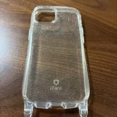 iFace 透明ラメ！グリッターソフトケース iPhone14用