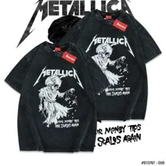 METALLICA ダークグレー Tシャツ オーバーサイズ