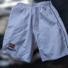 PENALTY ホワイト サッカーショートパンツ L