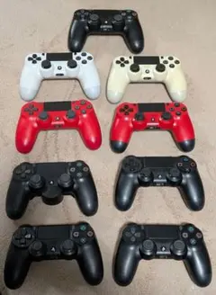 【ジャンク品】PS4 ワイヤレスコントローラー 9個セット