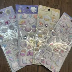 マシュマロシールセット 4枚セット