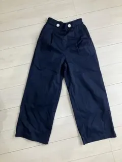 GU ワイドパンツ　サイズS ネイビー