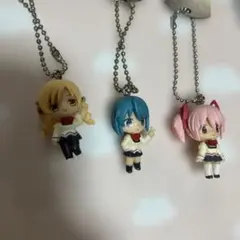魔法少女まどか☆マギカ ミニフィギュア ストラップ 3種セットのサムネイル