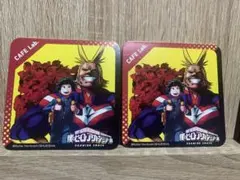 ヒロアカ展 コラボカフェ コースター