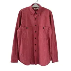 WAREHOUSE レッド シャンブレーシャツ 14 アメカジ ワーク 古着のサムネイル