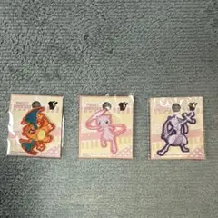 ポケットモンスター 刺繍ワッペン3点セット