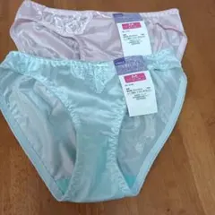Mサイズ ピンク・ライトグリーンショーツ 2枚セット