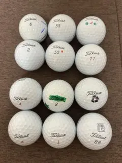 Titleist ゴルフボール 12個セット ロストボールのサムネイル