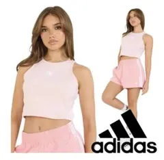 adidas【新品/タグ付】日本未入荷/クロップドタンクトップのサムネイル