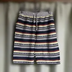 ストライプ柄ショートパンツ LL