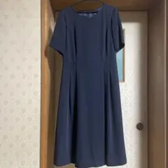 UNTITLED フレアワンピース　ネイビー　0サイズ　タグ付き　未使用品