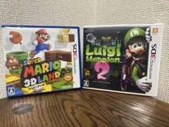 任天堂3DS スーパーマリオ3Dランド、ルイージマンション2 ２本セット