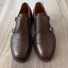 エトロメンズシューズ　牛革/キリム柄 約24.5cm コンディション良好のサムネイル