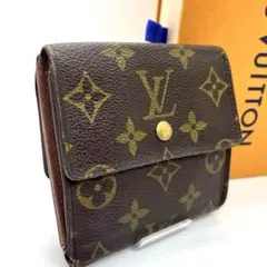 極上美品 60 ルイヴィトン二つ折り財布 がま口財布 モノグラム if7