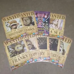 一番くじ J賞 ワンピース 手配書 GIANTポスター 9枚コンプセットのサムネイル