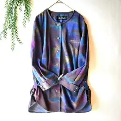 独創的 東京スタイル『F』レトロ 長袖 シャツ ブラウス お洒落裾あげ