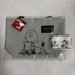 スヌーピー ランチトート・リストポーチ