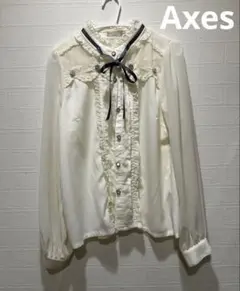 丸襟 ブラウス 白 長袖