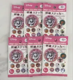 【未開封】セリア　ディズニー刺繍ステッカー 6枚セット
